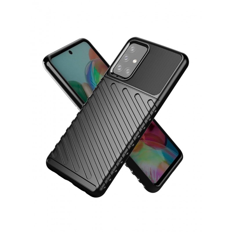 CAPA FORCELL THUNDER IPHONE A72 5G PRETO