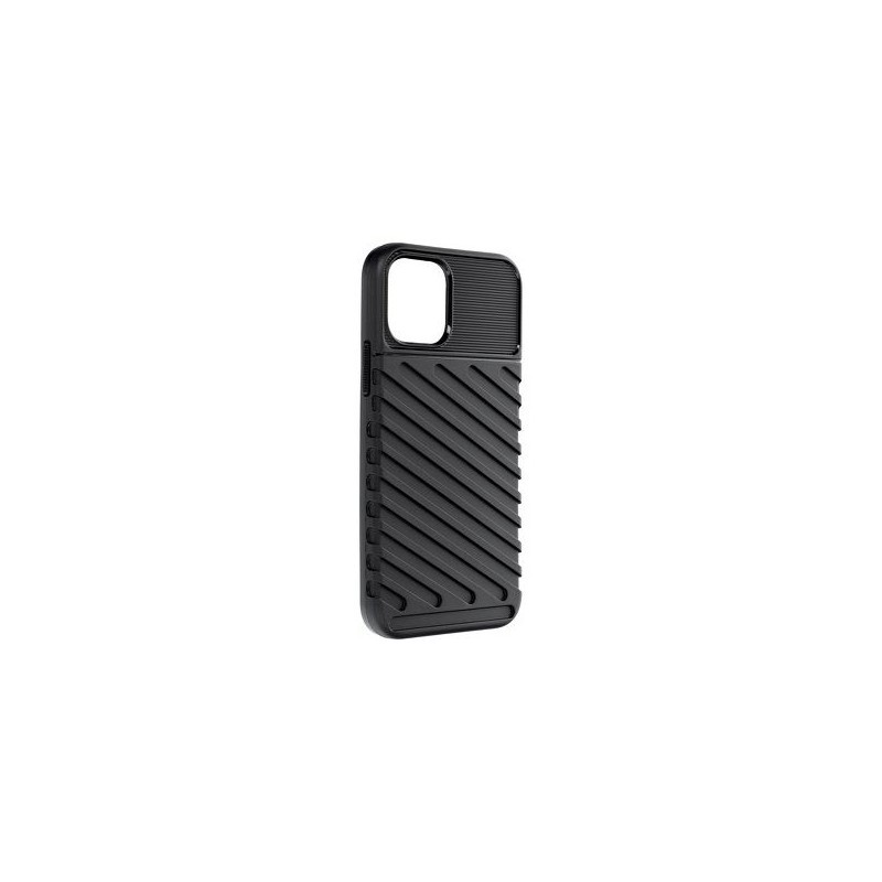 CAPA FORCELL THUNDER IPHONE 12/12 PRO PRETO