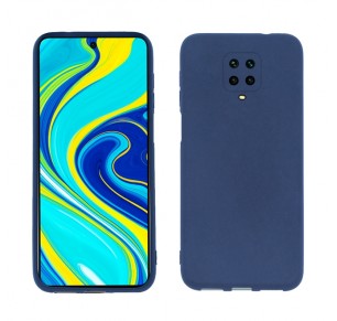 CAPA FORCELL SILICONE  LITE PARA XIAOMI REDMI NOTE 9S 9 PRO AZUL