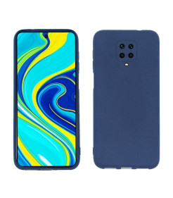 CAPA FORCELL SILICONE  LITE PARA XIAOMI REDMI NOTE 9S 9 PRO AZUL