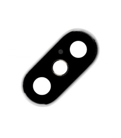 LENTE DE CAMARA TRASEIRA PARA IPHONE X PRETA