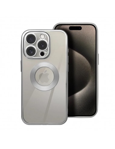 CAPA GLAM PARA IPHONE 11 PRATEADO