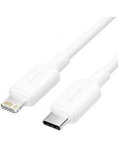 Vention Cabo USB-C a Lightning - Conector Niquelado - Potencia 27W 3A - Branco