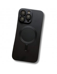 GREEN ON Lens Shield Magsafe TPU Case For IPhone 12 Pro Preto / Black