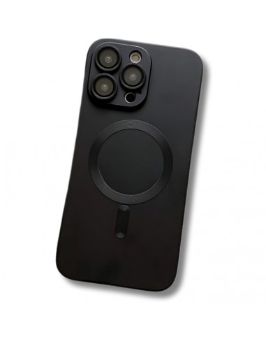 GREEN ON Lens Shield Magsafe TPU Case For IPhone 12 Pro Preto / Black