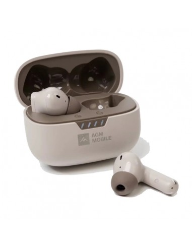 AGM - TWS Bluetooth Headset Buds 3 Grey/Brown