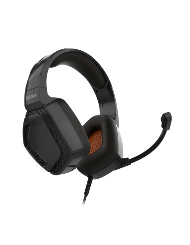 Auriculares Gaming com Microfone Krom Kopa Pro/ Jack 3.5/ Negros