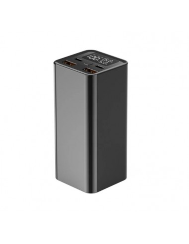 Leotec Q2 Power Bank 20000mAh 65W PD - Compativel com Portáteis - ecrã LCD - 2x USB-A, 2x USB-C