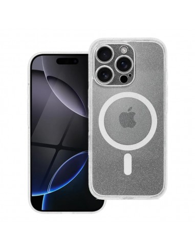 CLEAR MAG COVER 16 PRO MAX GLITTER