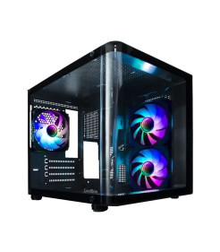 Coolbox GM100 Vision Caixa Micro ATX, Mini-ITX - Frontal e Lateral Cristal Temperado