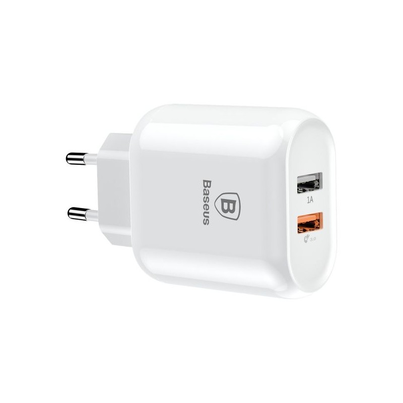 CARREGADOR BASEUS BOJURE SERIES  USB X2 1A (CCALL-AG02)