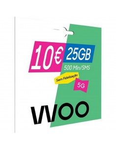 CARTÃO WOO 10€ 25GB