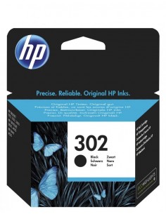 HP 302 Negro Cartucho de Tinta Original - F6U66AE