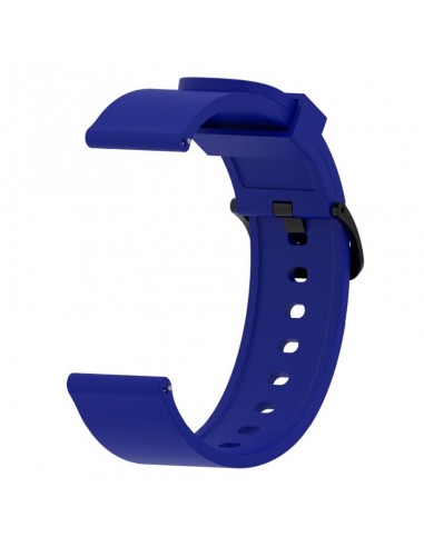 BRACELETE UNIVERSAL SILICONE 20MM SMARTWATCH AZUL ESCURO