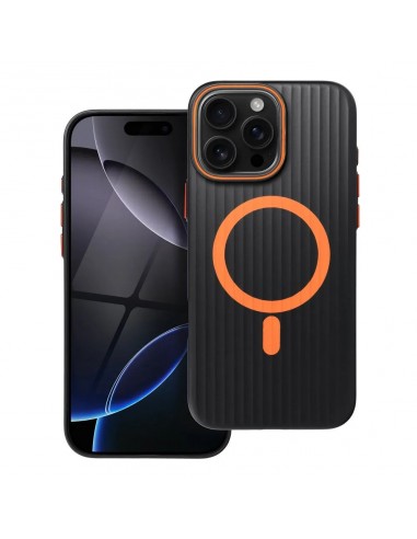 CAPA SIMPLY COMPATIVEL COM MAGSAFE PARA IPHONE 16 PRO MAX TITANIUM BLACK