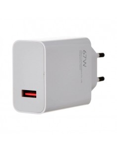 Xiaomi HyperCharge Carregador 67W QC3.0 - USB-A - Carga Rapida Branco