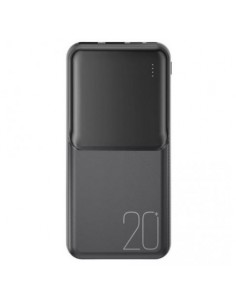 XO PR252 Powerbank 20000mAh - USB-C y USB-A - Negro