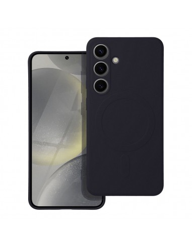 SILICONE MAG COVER CAPA COMPATIVEL COM MAGSAFE PARA SAMSUNG A56 PRETA