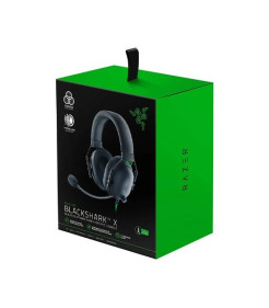 Razer BlackShark V2 X Auriculares Gaming - Microfone Cardioide Razer HyperClear - Som 7.1