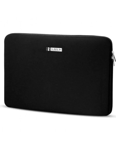 Subblim Business Laptop Sleeve Neoprene Capa para Portateis até14" - Fabricada em Neoprene - Negro