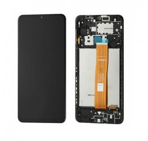 ECRÃ TFT COM FRAME PARA SAMSUNG A12 PRETO