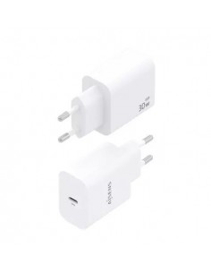 Aisens Carregador GaN 30W - USB-C PD3.0 - Branco