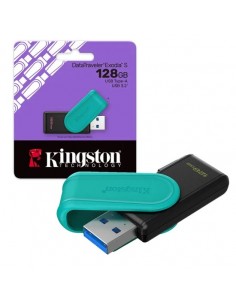 Kingston DataTraveler Exodia Memoria USB 128GB - USB 3.2 Gen 1 - Turquesa