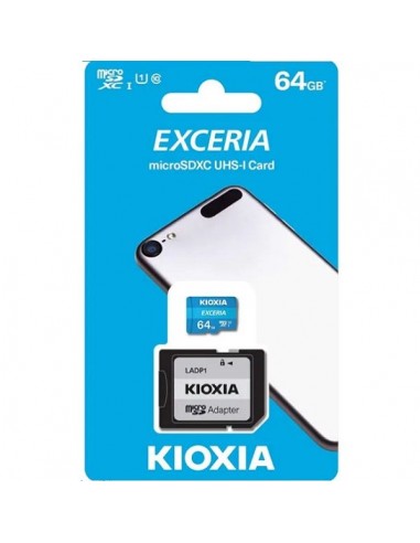 Kioxia Exceria Cartão Micro SDXC 64GB UHS-I Classe 10 com Adaptador