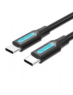 Vention Cabo USB-C Macho a USB-C Macho - 1.5m 3A - PD60W - Negro