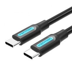 Vention Cabo USB-C Macho a USB-C Macho - 1.5m 3A - PD60W - Negro