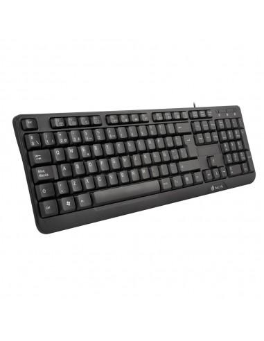 NGS Teclado com 12 Teclas Multimedia - 1.4m - QWERTY Portugues - Negro
