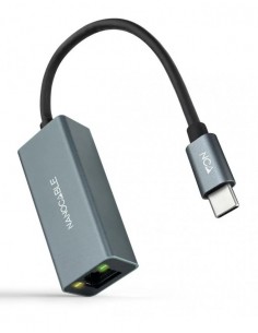 Nanocable Adaptador de Rede USB-C a Ethernet Gigabit 10/100/1000 Mbps