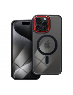 COLOR EDGE MAG SAFE IPHONE 15 PRO MAX BLACK RED