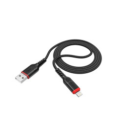 CABO USB A PARA LIGHTNING 2,4A 3M PRETO HOCO