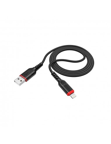 CABO USB A PARA LIGHTNING 2,4A 3M PRETO HOCO