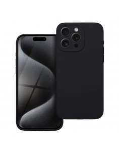 2MM CAPA SILICONE 15 PRO MAX BLACK