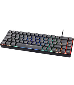 Teclado Mecânico GAMIAC TKL RGB69G SF Kailh Red Preto/Cinz