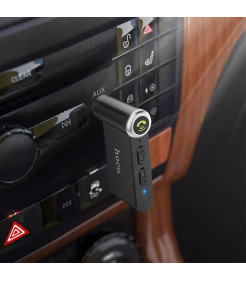 HOCO RECEPTOR DE AUDIO SEM FIOS AUX BLUETOOTH JACK 3.5MM PRETO