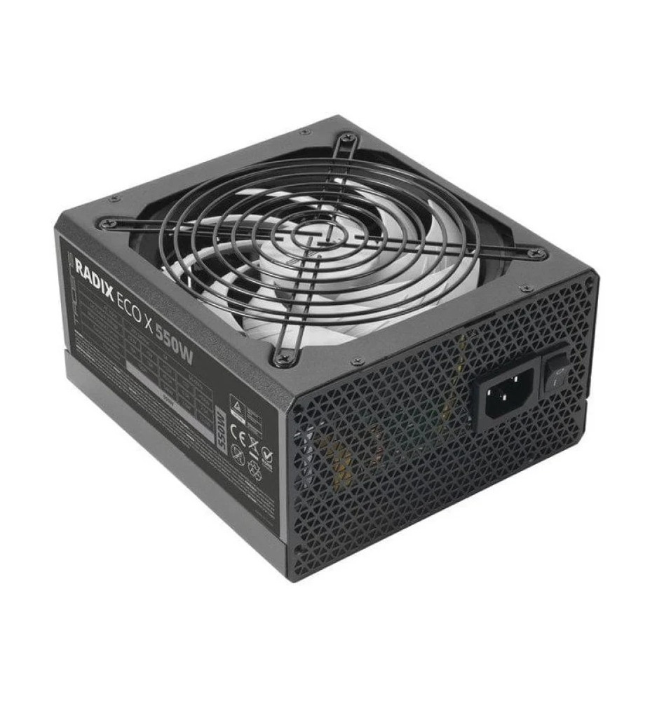 Tacens Radix Eco X 550 Fonte de Alimentação 550W ATX - PFC Activo - 140mm de 12dB - 80 Plus Silver Preto