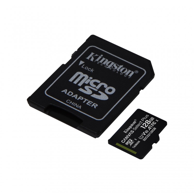 CARTÃO MICRO SD KINGSTON SDXC 128GB CLASS 10 100MB/S
