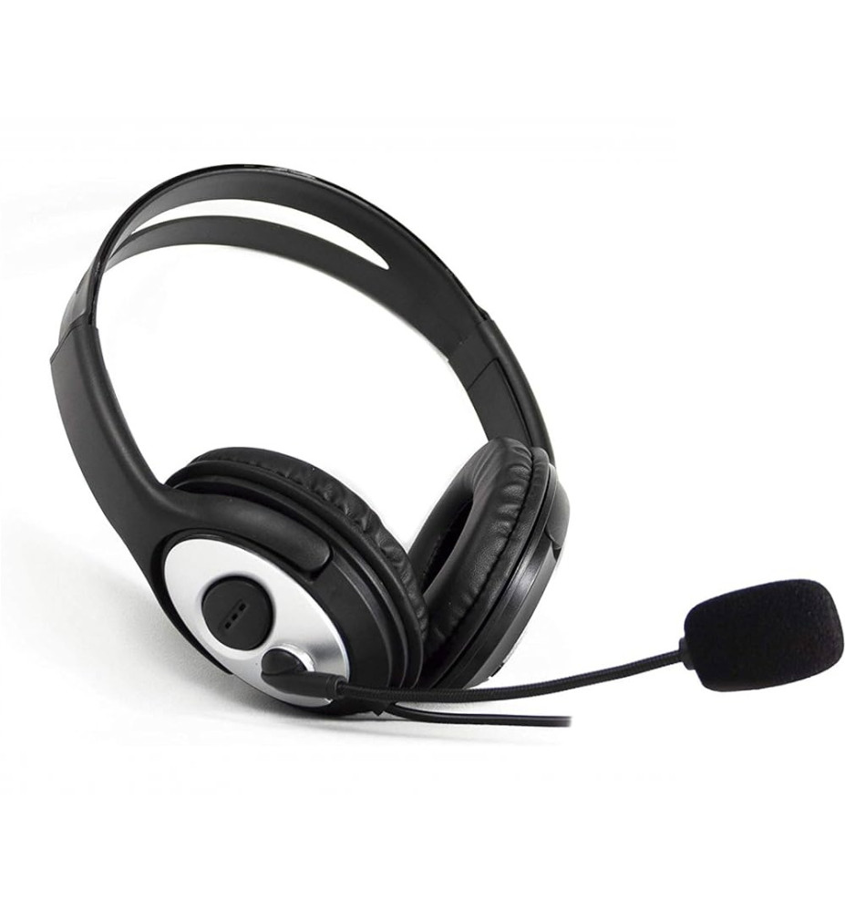 Coolbox CoolChat 3.5 Auriculares com Microfone - Cabo de 2m - Negro