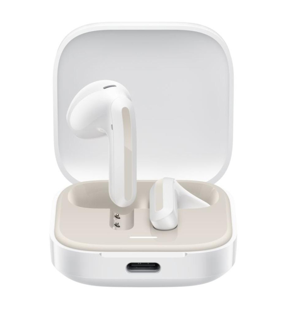 Xiaomi Redmi Buds 6 Auriculares Bluetooth 5.4 - Microfone - Cancelamento de Ruido Autonomia até 10h - IP54 - Branco