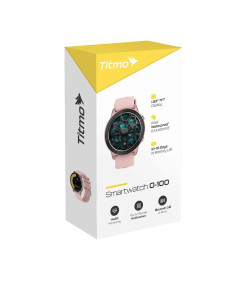 SMARTWATCH TITMO O-100 1.52" TFT IP68 CHAMADAS BLUETOOTH PINK