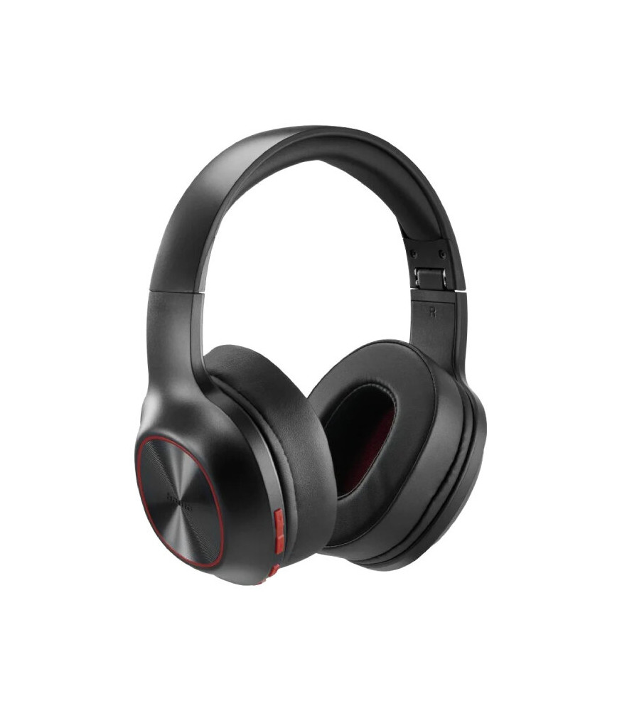 Hama Spirit Calypso II Auriculares com Microfone Omnidireccional - Bluetooth 10m USB-C Preto/Vermelho