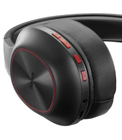 Hama Spirit Calypso II Auriculares com Microfone Omnidireccional - Bluetooth 10m USB-C Preto/Vermelho