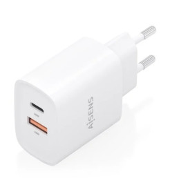 Aisens Carregador GaN 30W - USB-C PD3.0 - Tecnologia AI - Branco