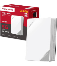 Mercusys MB520 Router 5G Wi Fi 6 AX3000 - até 4.67 Gbps 2.5 Gbps WAN LAN - Branco