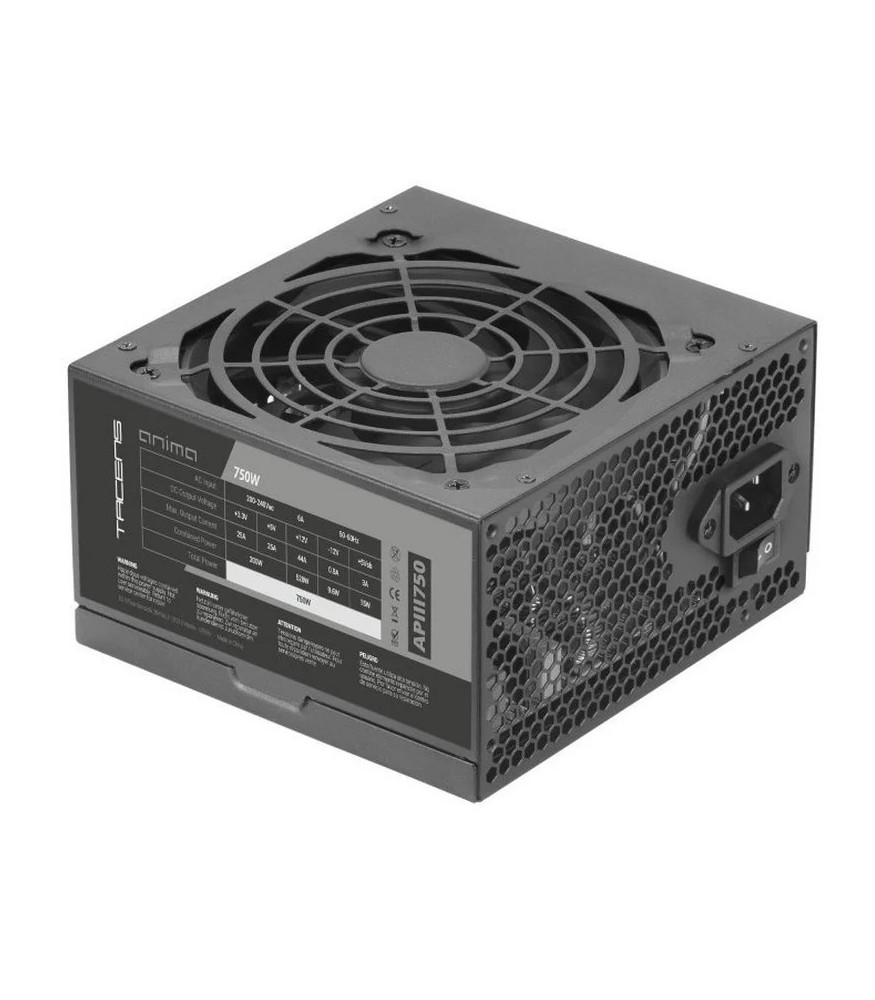 Tacens APIII750 85% Bronze 750W ATX Fonte de Alimentação - Tecnologia SMD - Negro