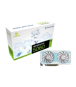 PLACA GRAFICA MANLI RTX 5060 PFOX 6GB GDDR7 TWIN COOLER BRANCO