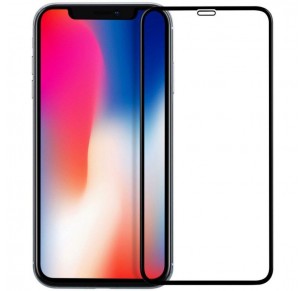 PELÍCULA DE VIDRO FULL FACE PARA IPHONE X / XS / 11 PRO BASEUS PRETO
